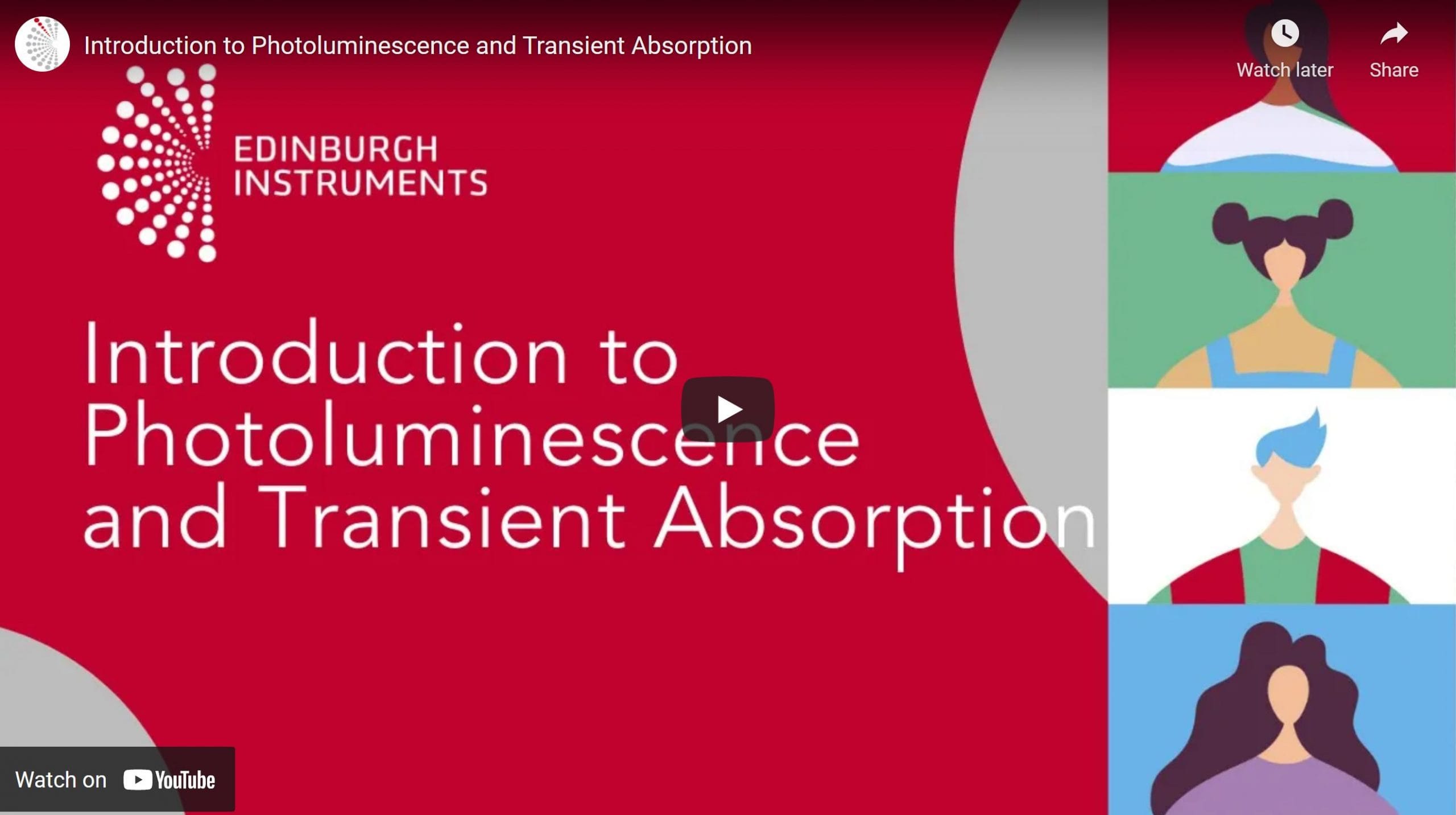 Edinburgh Instruments Webinar: Photoluminescence and Transient Absorption