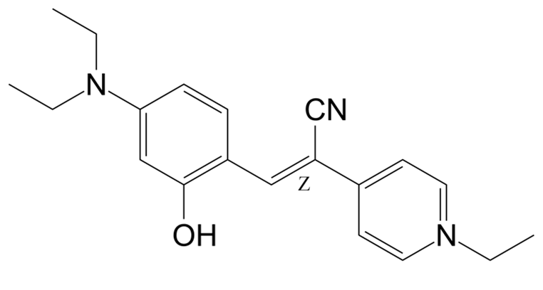 Chemical structure of PCP.