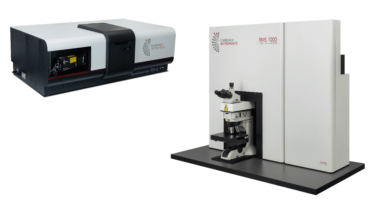 FS5 Spectrofluorometer and RMS1000 Multimodal Microscope